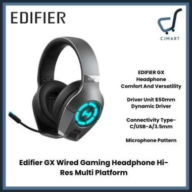 Hecate By Edifier GX Wired Gaming Headphone Hi-Res Multi Platform