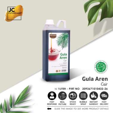 GULA AREN CAIR 1 liter PREMIUM ASLI untuk KOPI SUSU - KUE - BOBA
