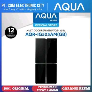 AQUA JAPAN AQR-IG525AM (GB) [456 L] SIDE BY SIDE [GARANSI RESMI]