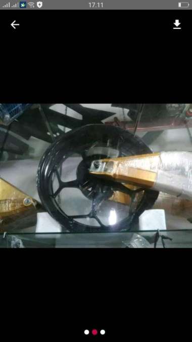 velg lebar 5inc for ninja 250 karbu dan fi merk vrossy(rear)