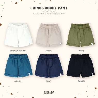 BOHOPANNA - CHINOS BOBBY PANTS - Celana Pendek Anak 1 4Y NAVY