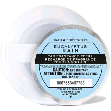 BBW EUCALYPTUS RAIN CAR FRAGRANCE SCENTPORTABLE REFILL 6 ML