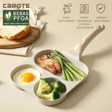 Panci Telur Ceplok Dadar 3 In 1 Omelette Pan Mini Anti Lengket Carote
