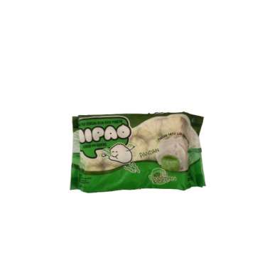 PELANGI Mipao Coklat Strawbery Vanilla Pandan isi 30pcs minipao, Rasa Pandan