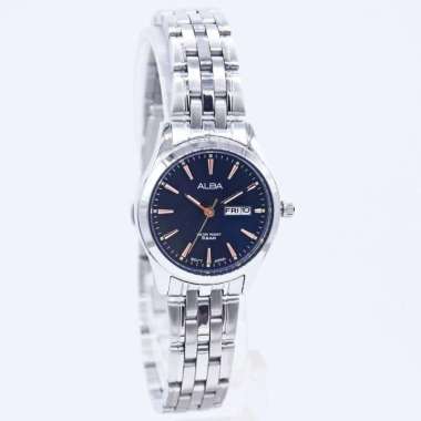 Jam Tangan Wanita ALBA AN8072X1/AN8077X1/AN8080X1 silver biru