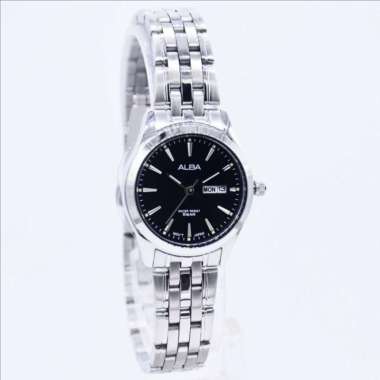 Jam Tangan Wanita ALBA AN8072X1/AN8077X1/AN8080X1 silver hitam