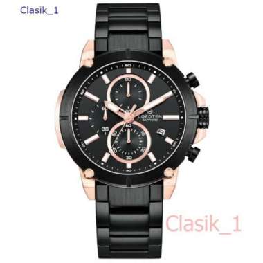 Original 100%!! Jam Tangan Pria Lofoten 6522 F-6522M Hitam Rose