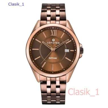 Original 100%!! LOFOTEN 8102 F-8102M Sapphire Jam Tangan Pria brown