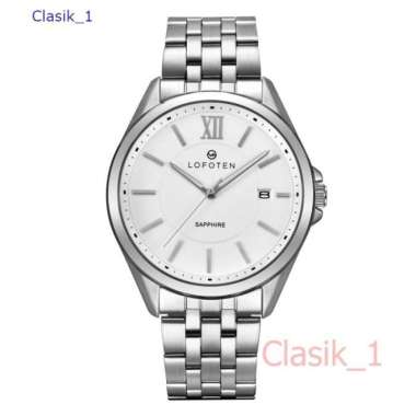 Original 100%!! LOFOTEN 8102 F-8102M Sapphire Jam Tangan Pria silver