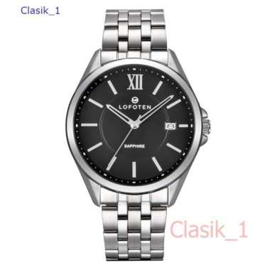 Original 100%!! LOFOTEN 8102 F-8102M Sapphire Jam Tangan Pria silver black