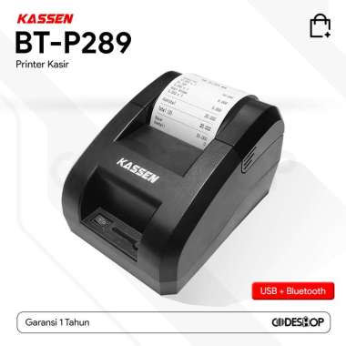 Mini Thermal Printer Bluetooth Kassen BTP289 Cetak Struk Label 58mm