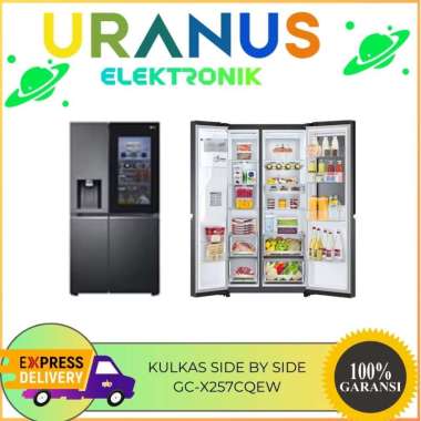 LG GC-X257CQEW Kulkas Side By Side 674 L Instaview GCX257CQEW