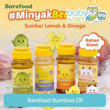 Barefood Bumboo Oil - Minyak MPASI BB Booster Canola Oil 100ml