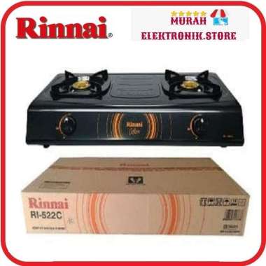 KOMPOR GAS RINNAI RI-522C / RI 522 C / RI522C [2 TUNGKU]