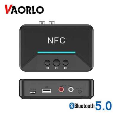 VAORLO Audio Bluetooth 5.0 Receiver NFC Stereo Kit Speaker AUX RCA USB
