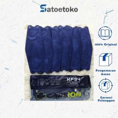 Masker KF94 Careion Original isi 10pcs Warna Navy