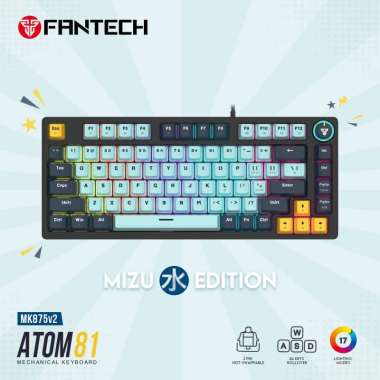 Fantech Atom81 / Atom 81 Mizu Edition Mechanical Gaming Keyboard Blue Switch Sky Blue
