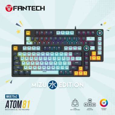 Fantech Atom81 / Atom 81 Mizu Edition Mechanical Gaming Keyboard Taro Switch Navy Blue