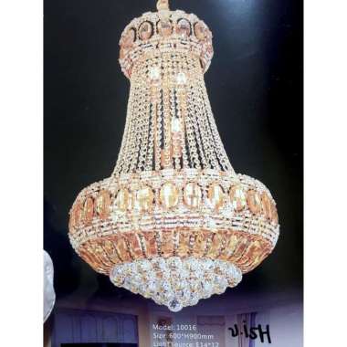 LAMPU GANTUNG KRISTAL 10016 / LAMPU HIAS / LAMPU VOID TANGGA