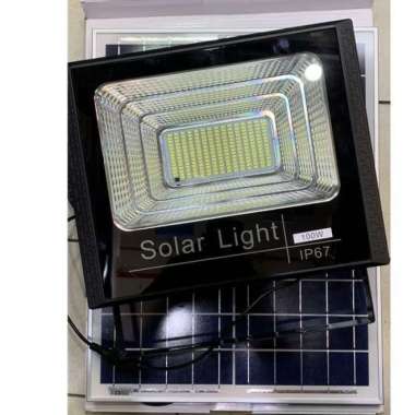 LAMPU SOROT SOLAR PANEL 100W OUTDOOR WATERPROOF LAMPU TENAGA SURYA