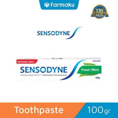 Promo Harga Sensodyne Pasta Gigi Fresh Mint 100 gr - Blibli