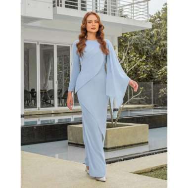 DRESS MAXY // FASHION WANITA DRESS BRIDESMAID TERBARU BAHAN CERUTY BABYDOLL FULL FURING SIZE JUMBO U