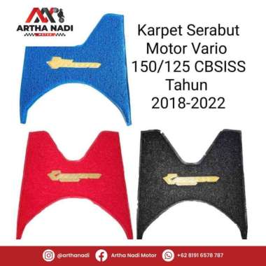 Bordes Karpet Karet Serabut Mie Segala Motor Vario 125 150