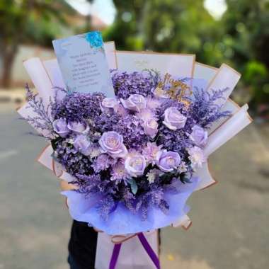 buket bunga mawar bunga jumbo buket lily buket mawar pink kado ultah
