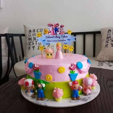 cake mario cake butter cake ultah birthday anak kue custom anak anak