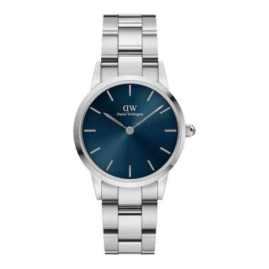 Jam Tangan Wanita Daniel Wellington Iconic Link DW00100457 Blue Dial Stainless Steel Strap