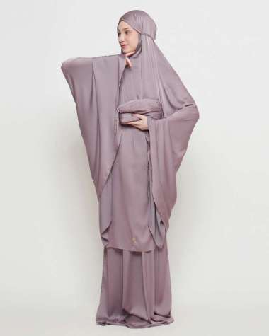 Zeta Scarves - Essential ZS Prayer Set - Mukena 2in1 - Mukena Polos Taro