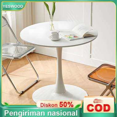 Meja Bulat Meja tamu Meja negos 80*80*74CM