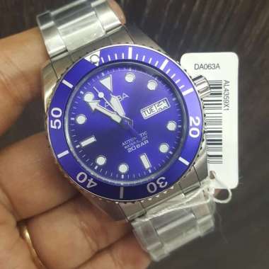 Original 100%!! JAM TANGAN PRIA ALBA AL4359X1 AL4359 SILVER BLUE Garansi Resmi