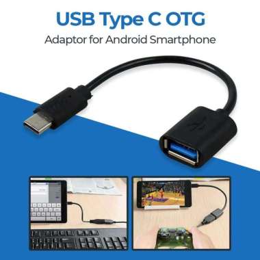 OLAF USB Type C OTG Adaptor TPE for Android Smartphone PJ1658-01 Kabel Konverter Laptop Type C Porta