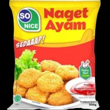 Promo Harga SO NICE Sedaap Chicken Nugget 250 gr - Blibli