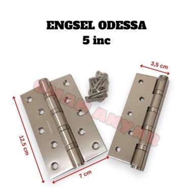 Engsel Pintu Jendela Stainless Stell Hinges 3" 5" ODESSA odessa 5"