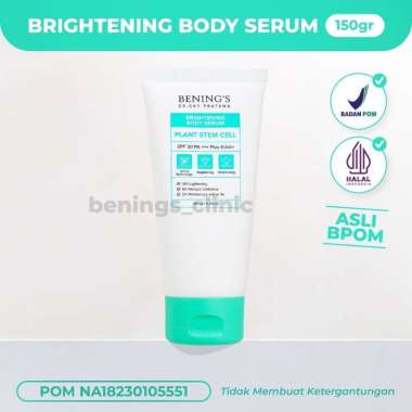Benings BRIGHTENING BODY SERUM | Lotion Pencerah Benings Clinic by dr. Oky Pratama BPOM