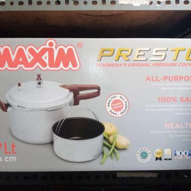 Panci Presto Maxim 7 Liter 24CM Best Seller Dijamin ORI