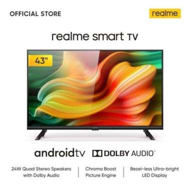 Realme Smart Tv 43" Inch Resmi Realme Android Tv 43 inch