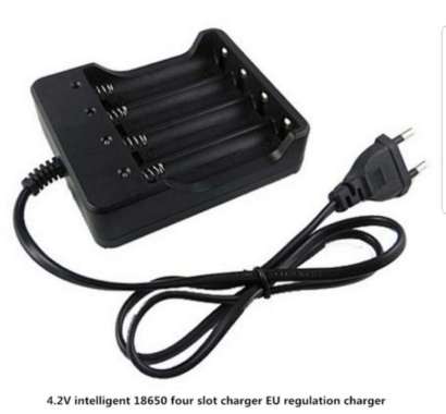 charger 18650 slot 4 baterai batre casan 18650 kapasitas 4 batre 18650