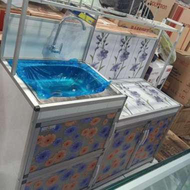 rak kompor + cuci piring keramik PERTAMA shower