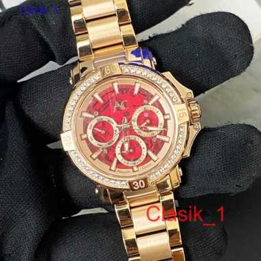 Original 100%!! Jam Alexandre Christie Wanita AC 9205 AC9205 Rosegold Red