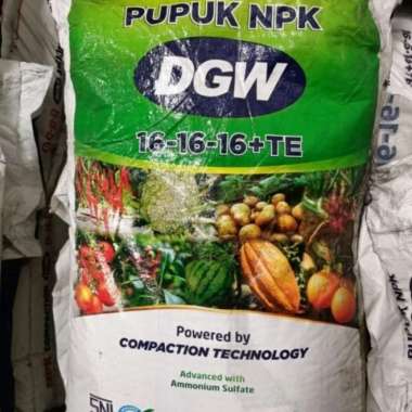 pupuk npk dgw 16-16-16+TE 50kg