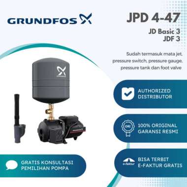 Pompa Air Jet Pump 30 Meter Grundfos JPD 4-47 PT-V