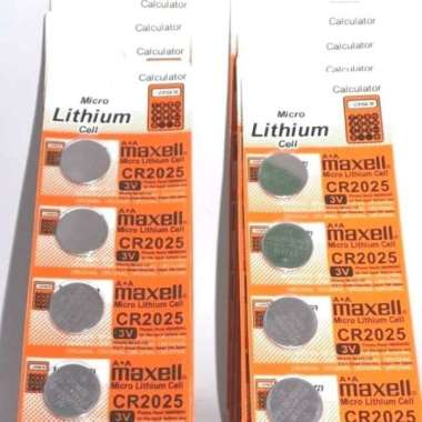 batre / baterai / battery MAXELL CR2025 jam tangan kalkulator CR 2025 panasonic