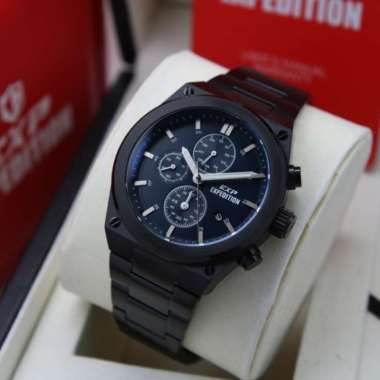 JAM TANGAN PRIA EXPEDITION E6850 / E 6850 BLACK BLUE ORIGINAL