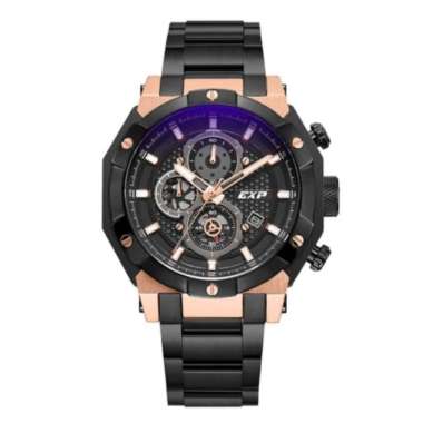 JAM TANGAN PRIA EXPEDITION E6385 / E 6385 ROSEGOLD BLACK ORIGINAL