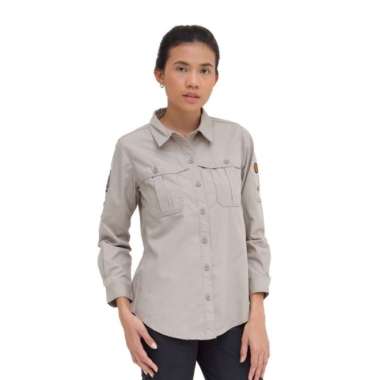 EIGER KEMEJA WANITA AMBITION TROPIC WS BLACK BORNEO SHIRT 9259 XXL Khaki
