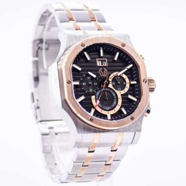 Christ Verra CV 12202G-14 BLK Jam Tangan Analog Pria Original Terbaru