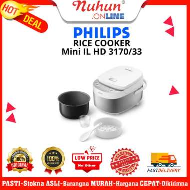 Rice Cooker Philips HD 3170/33 Mini 1L